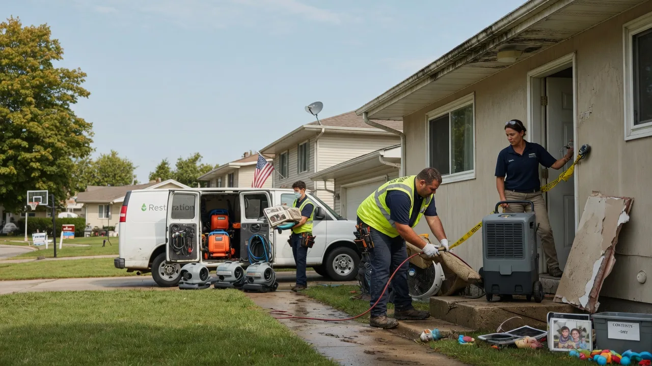 Water Damage Restoration in New Hudson, MI near me